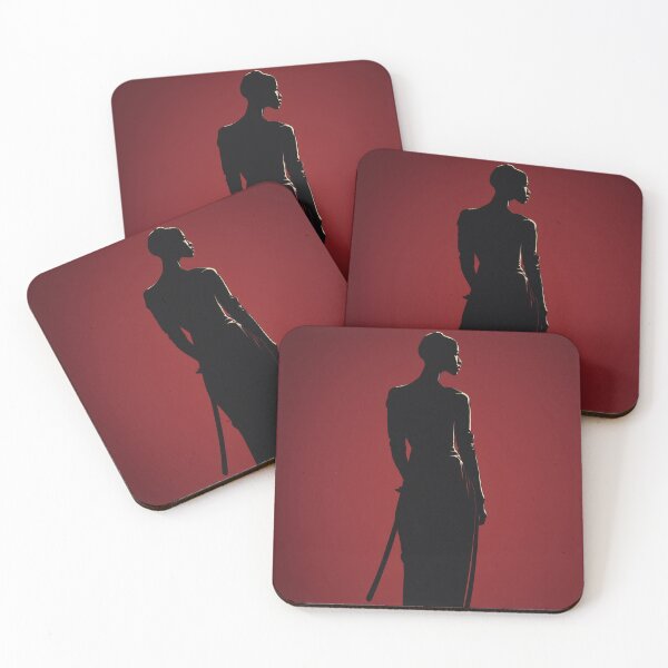 Item preview, Samurai in the shadows art print designed and sold by Carnival-dsgn.