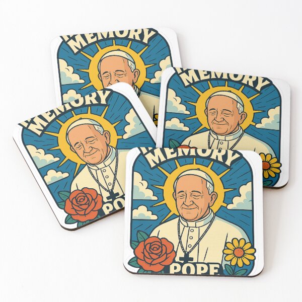 Item preview, In Loving Memory of Pope Francis with Rose and Sun designed and sold by Aryabek.