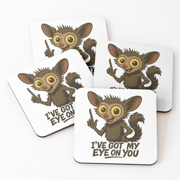 Item preview, Aye-Aye “I’ve Got My Eye on You” – Funny Lemur Pun Design designed and sold by Print-Zoo.