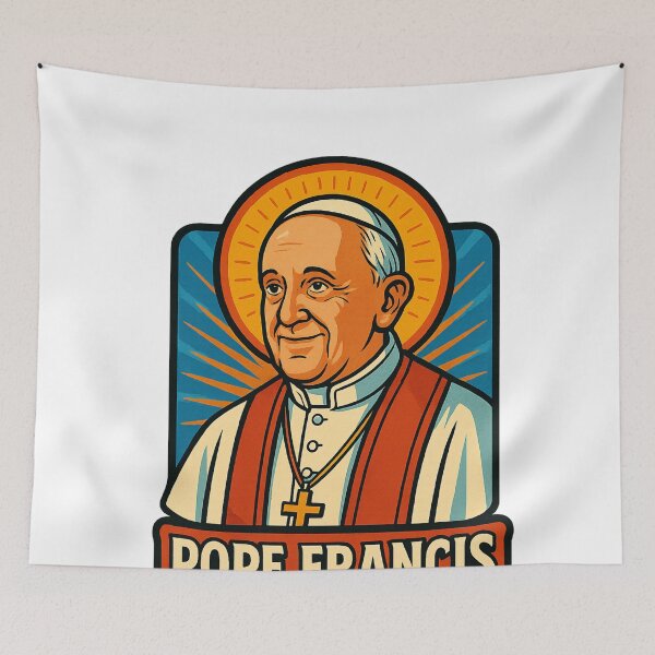 Item preview, Pope Francis Honored in Sacred Portrait – 1936–2025 designed and sold by Aryabek.