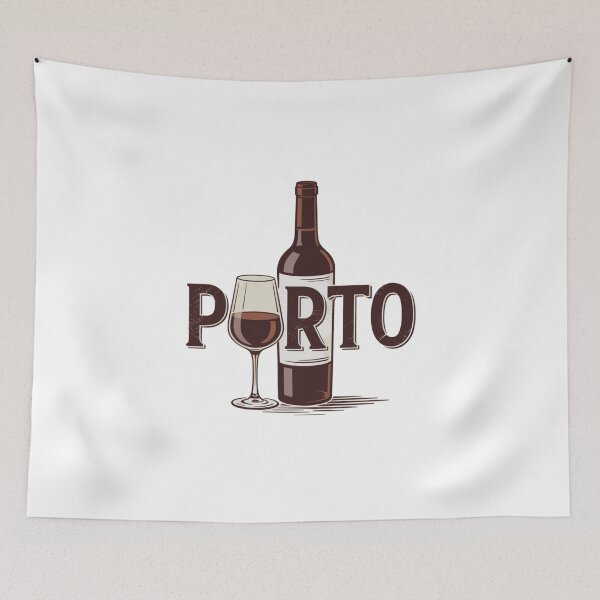 Item preview, Porto Wine Typography designed and sold by SignumShop.