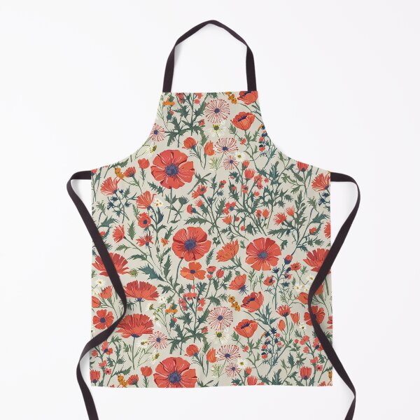 Item preview, Red Poppies and Various Delicate Wildflowers designed and sold by CoolPixels.