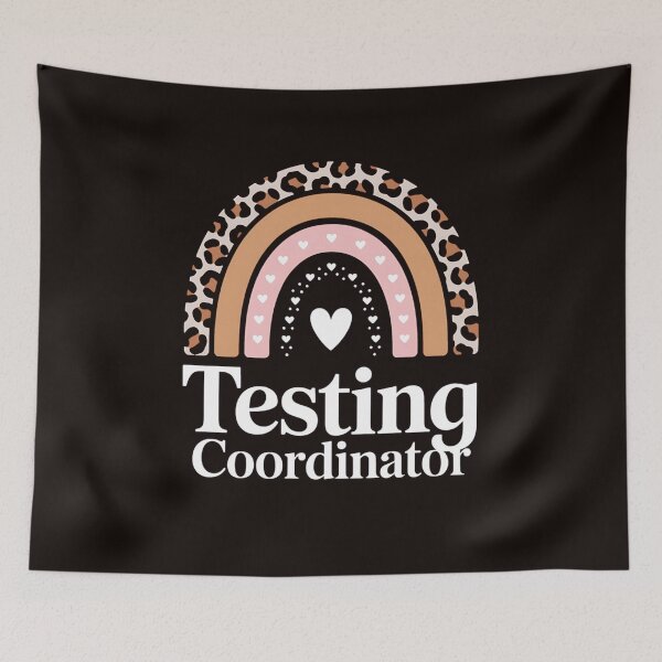 Item preview, Testing Coordinator Rainbow Leopard Test Day Teacher Student designed and sold by MAKOPOKOShop.
