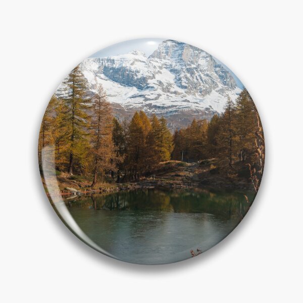 Item preview, The Matterhorn and the Blue Lake – A Mirror of Silence  designed and sold by FineFrameStudio.