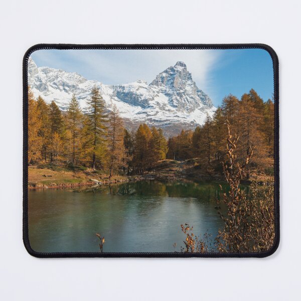 Item preview, The Matterhorn and the Blue Lake – A Mirror of Silence  designed and sold by FineFrameStudio.