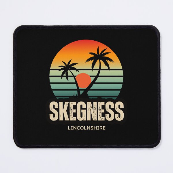Item preview, Ironic Retro Skegness Beach Sunset design designed and sold by RetroDesignsNW.