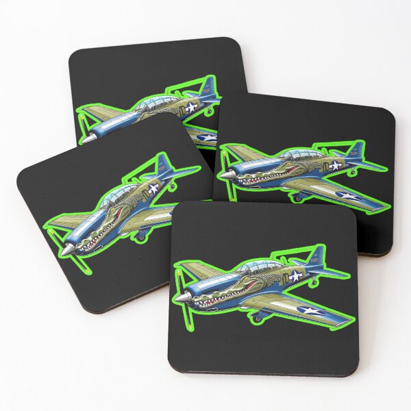 Item preview, Gator Jet – Crocodile Nose Art Fighter Plane designed and sold by THKR-Co.