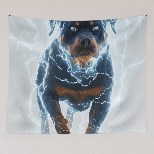 Item preview, Lightning Rottweiler  designed and sold by MountAshDesigns.