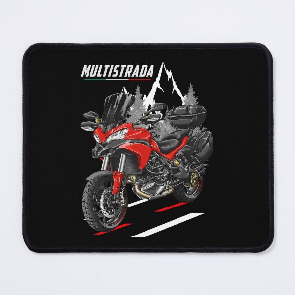 Item preview, Ducati Multistrada 1200 (S Granturismo Red + Saddlebags) for Motorcycle Riders designed and sold by MotoApparelHub.