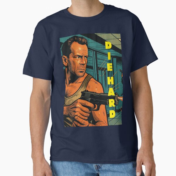 Item preview, Die Hard, 80s film, John McClane in Nakatomi designed and sold by Mauswohn.