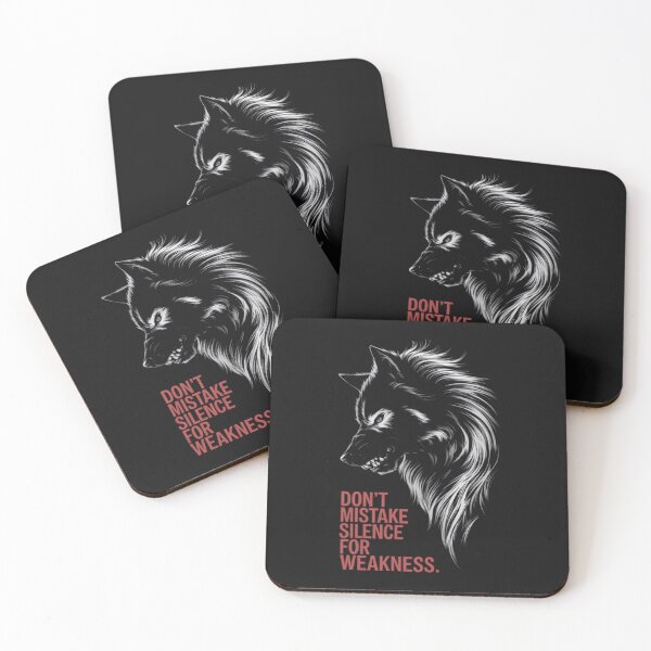 Item preview, DON'T MISTAKE SILENCE FOR WEAKNESS designed and sold by BugiDesignArt.