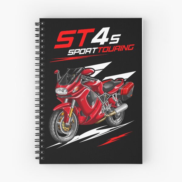Item preview, Ducati ST4S (Red + Saddlebags) for Motorcycle Riders designed and sold by MotoApparelHub.