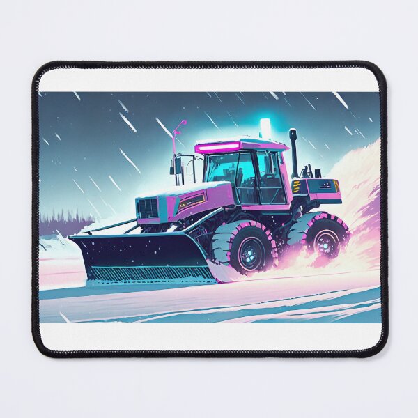 Item preview, Pink Snowplow plowing designed and sold by BADESIGNZZ.