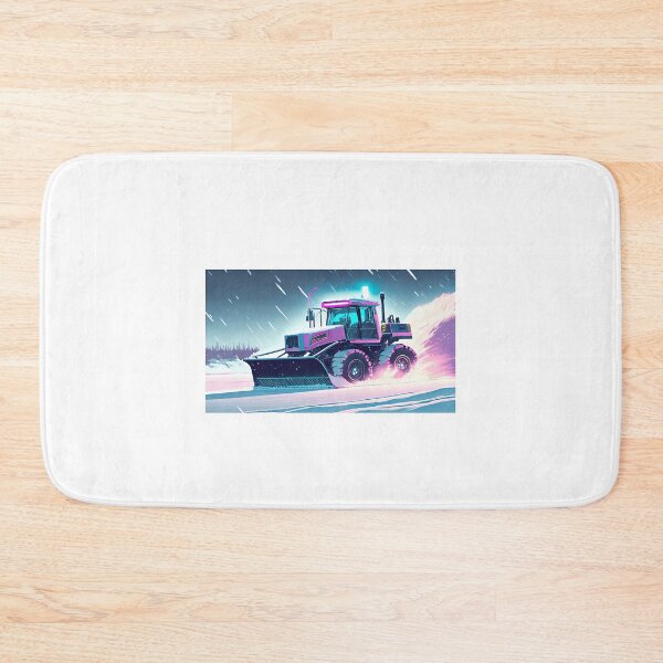 Item preview, Pink Snowplow plowing designed and sold by BADESIGNZZ.