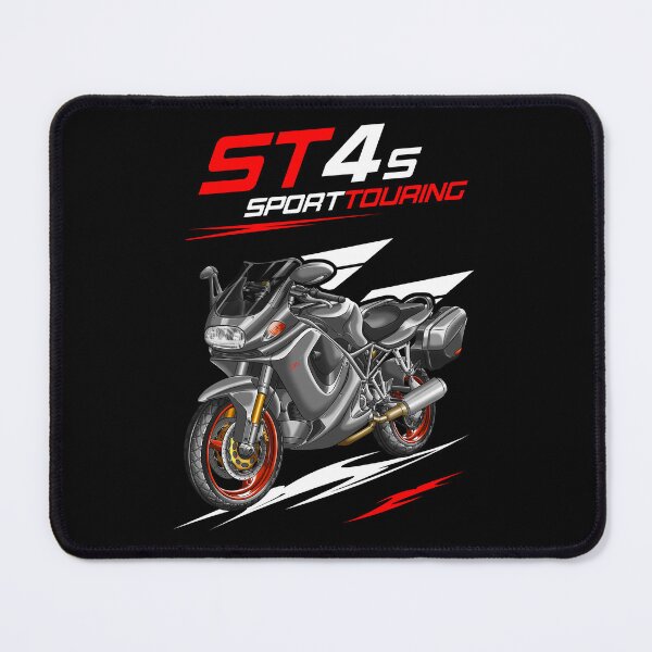 Item preview, Ducati ST4S (Senna Gray + Saddlebags) for Motorcycle Riders designed and sold by MotoApparelHub.