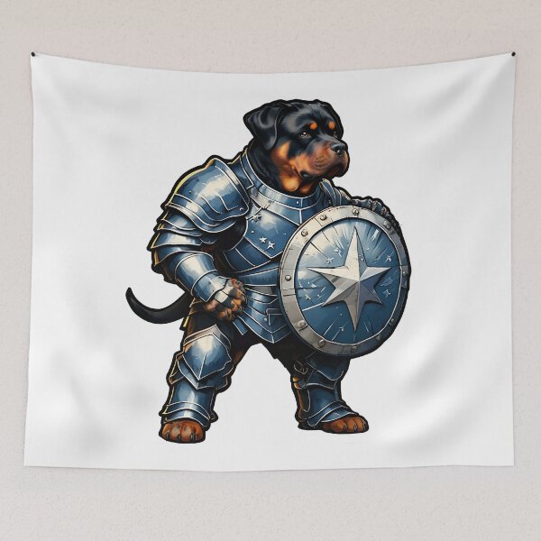 Item preview, Knight Rottweiler in Armour  designed and sold by MountAshDesigns.