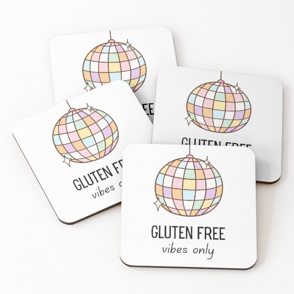 Item preview, Gluten Free Vibes Only Pastel Disco Ball Design for Coeliac Style & Celebration designed and sold by My Gluten Free Life UK.
