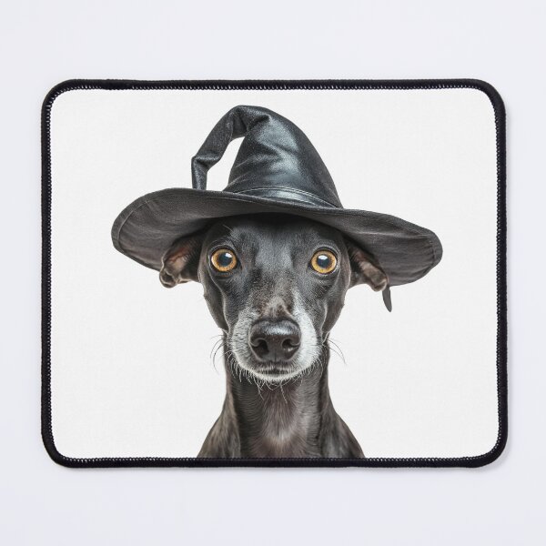 Item preview, Italian Greyhound Dog Wearing Halloween Witch Hat designed and sold by LazyOwlStore.
