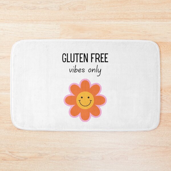 Item preview, Gluten Free Vibes Only Happy Orange Flower Coeliac Life Design designed and sold by My Gluten Free Life UK.