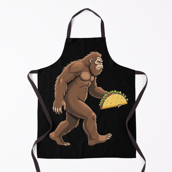 Item preview, Funny Bigfoot Walking with Taco Meme Design designed and sold by haitrieuic96.