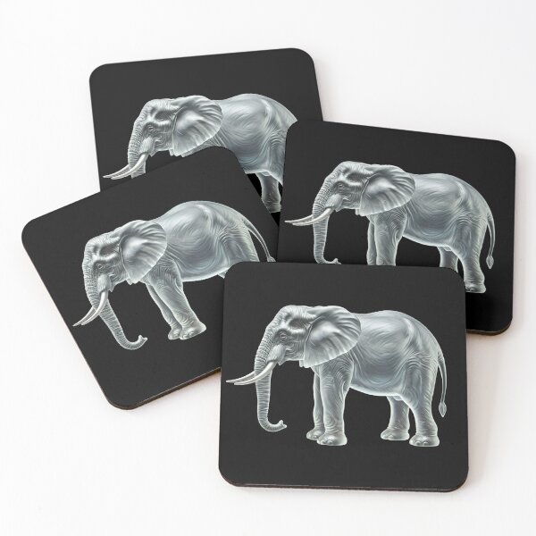 Item preview, Glass elephant designed and sold by Attic-Junk.