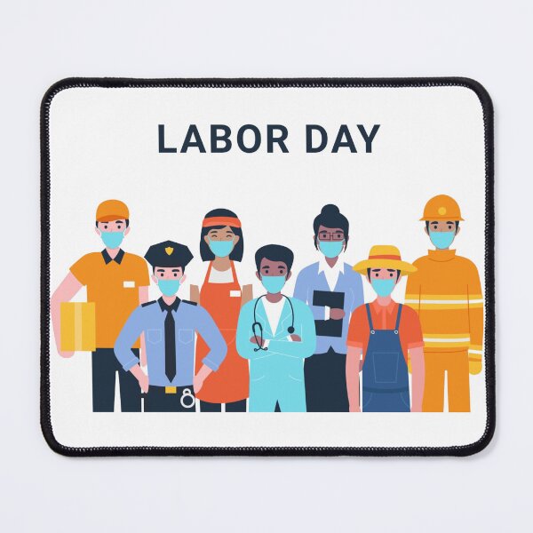 Item preview, Honoring the Heroes of Labor: Happy Labor Day!" designed and sold by julia alwali.