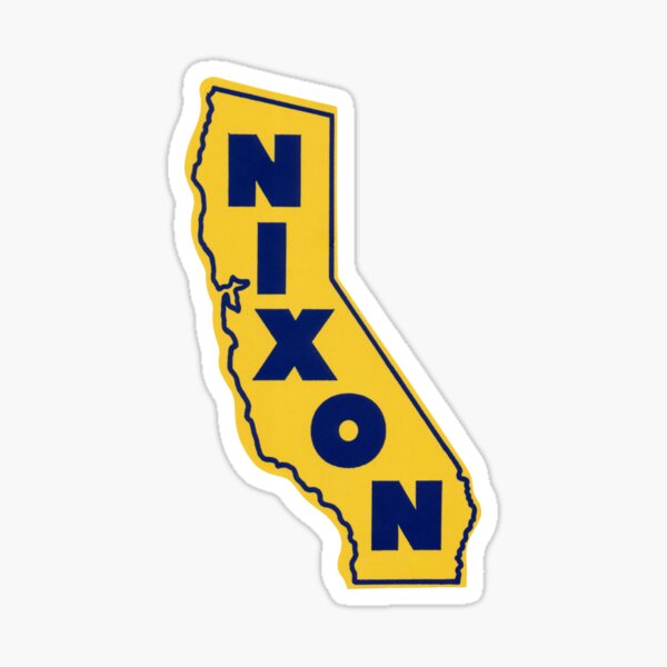 1972 California le gusta Nixon Pegatina
