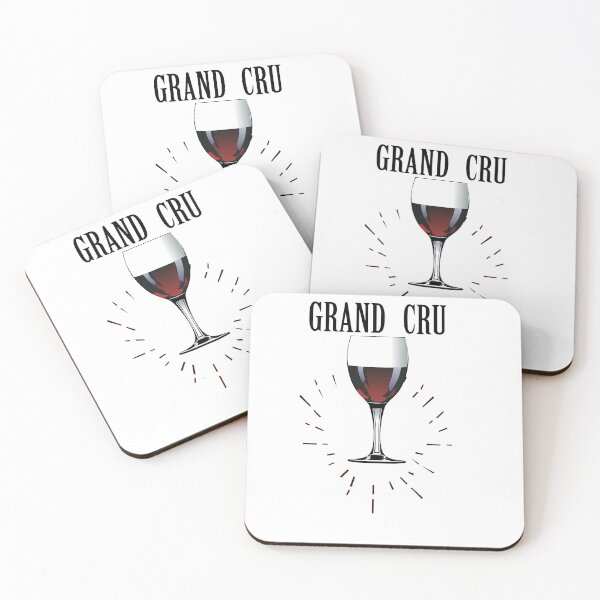 Item preview, grand cru red wine glass humor alcohol slogan designed and sold by Achille3777.