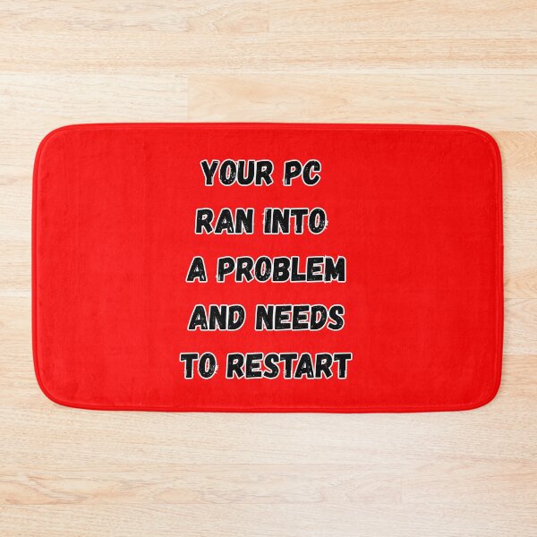 Item preview, Your PC ran into a problem and needs to restart designed and sold by Marcin-PL.
