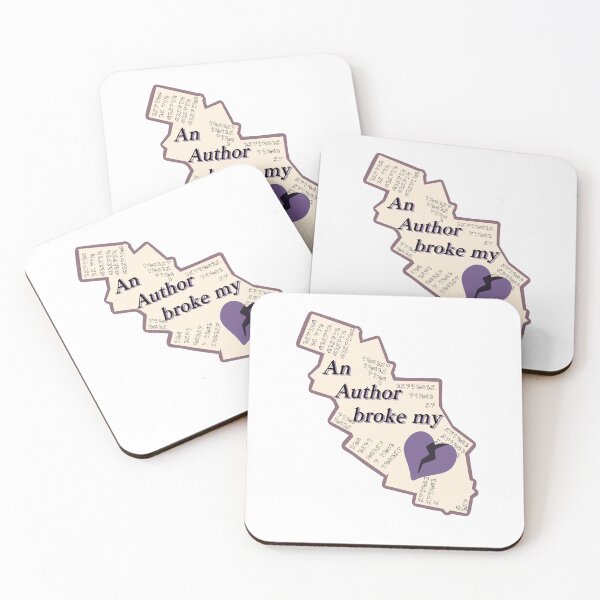 Item preview, An Author Broke My Heart designed and sold by justanerdling.