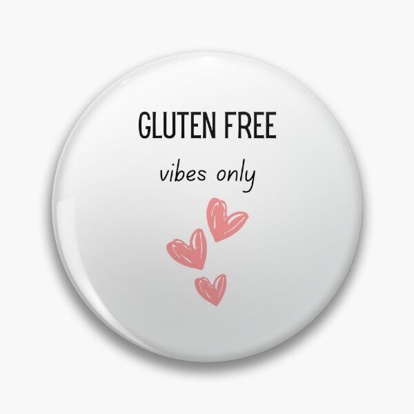 Item preview, Gluten Free Vibes Only Pink Heart Coeliac Friendly Design designed and sold by My Gluten Free Life UK.