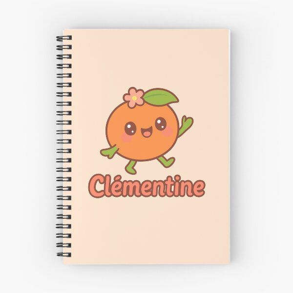 Item preview, Smiling kawaii clementine, Personalized cute fruit designed and sold by sebastienbaudry.
