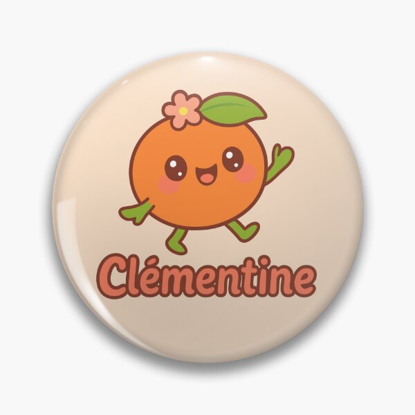 Item preview, Smiling kawaii clementine, Personalized cute fruit designed and sold by sebastienbaudry.