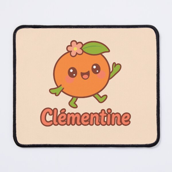 Item preview, Smiling kawaii clementine, Personalized cute fruit designed and sold by sebastienbaudry.