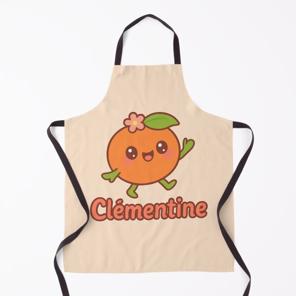 Item preview, Smiling kawaii clementine, Personalized cute fruit designed and sold by sebastienbaudry.