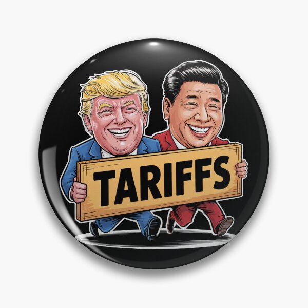 Item preview, Donald Trump Xi Jinping Tariffs designed and sold by plushism.