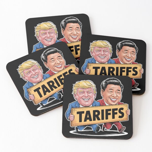 Item preview, Donald Trump Xi Jinping Tariffs designed and sold by plushism.