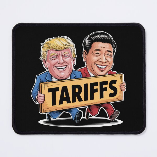Item preview, Donald Trump Xi Jinping Tariffs designed and sold by plushism.