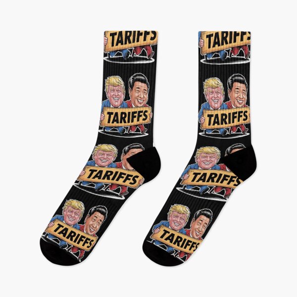 Item preview, Donald Trump Xi Jinping Tariffs designed and sold by plushism.