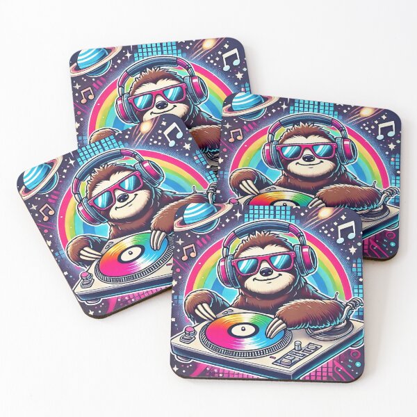 Item preview, Cosmic Sloth DJ! designed and sold by MickeyRemnant.