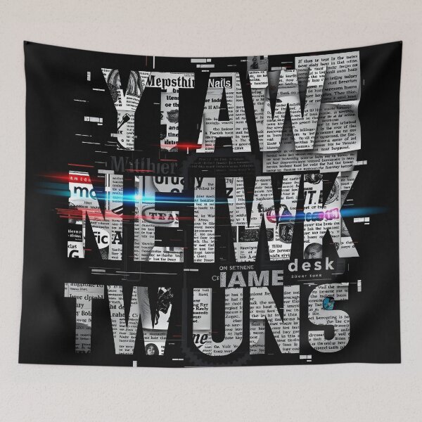 Item preview, Typographic pattern #7 designed and sold by Kaleidoscope Print.