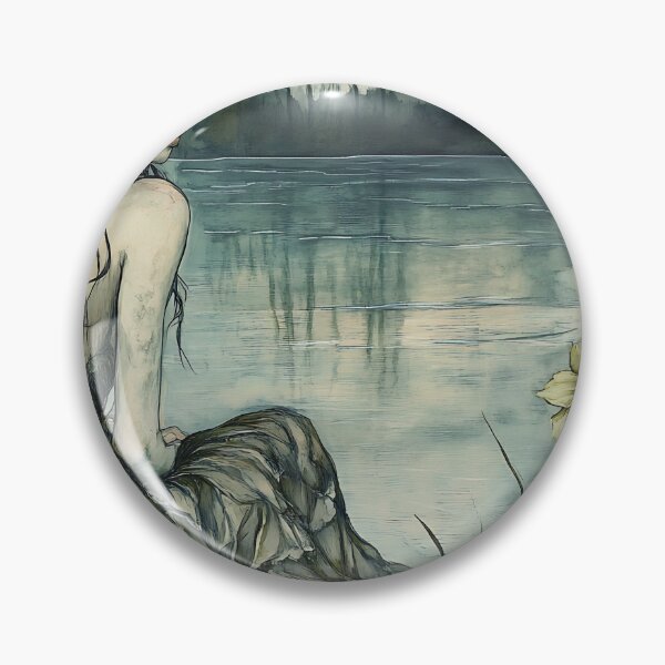 Item preview, Slavic Folklore Art: Rusalka Water Spirit designed and sold by bapupa.