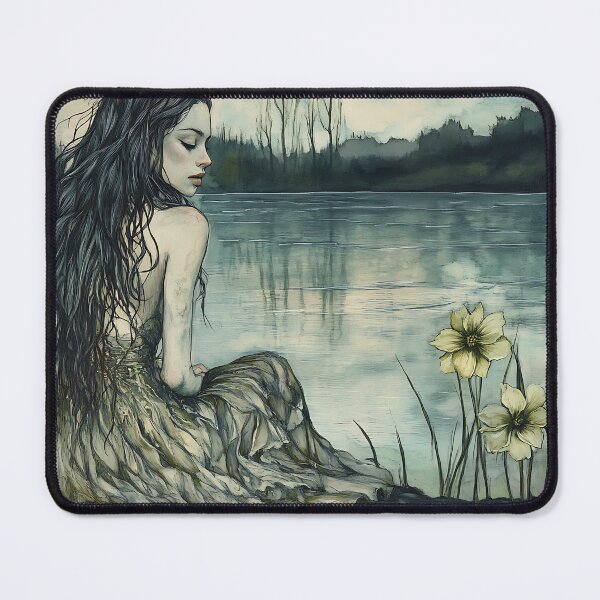 Item preview, Slavic Folklore Art: Rusalka Water Spirit designed and sold by bapupa.