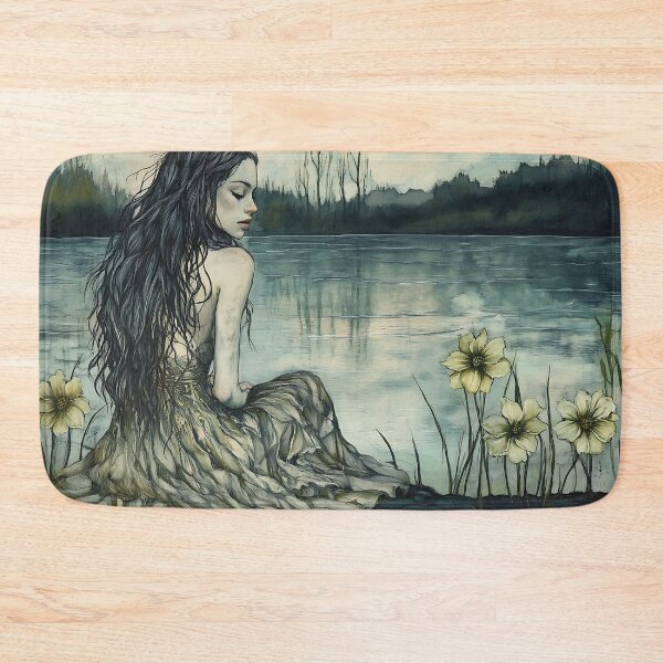 Item preview, Slavic Folklore Art: Rusalka Water Spirit designed and sold by bapupa.