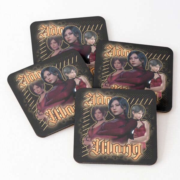 Item preview, Ada Wong collage design with yellow gothic text designed and sold by tigerrrcat.