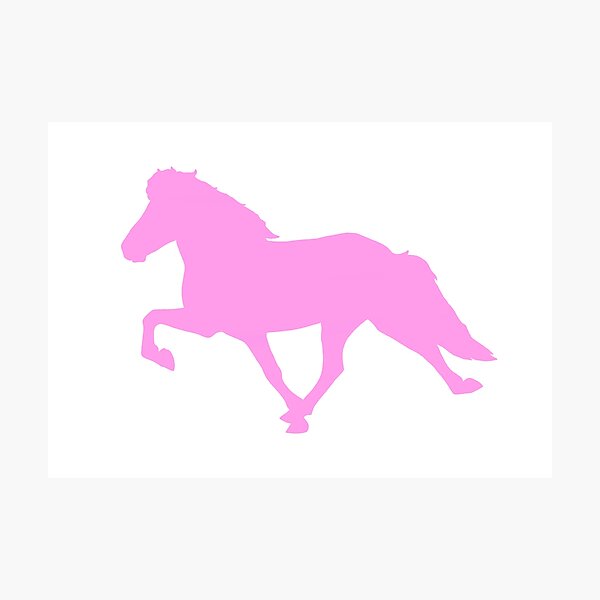 Aperçu de l'œuvre Cheval islandais tolt Silhouette créée et vendue par Eymirart.