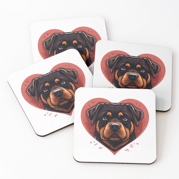Artikelvorschau, Rottweiler-Liebe entworfen und verkauft von MountAshDesigns.
