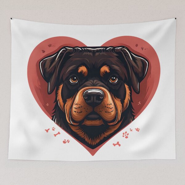 Artikelvorschau, Rottweiler-Liebe entworfen und verkauft von MountAshDesigns.