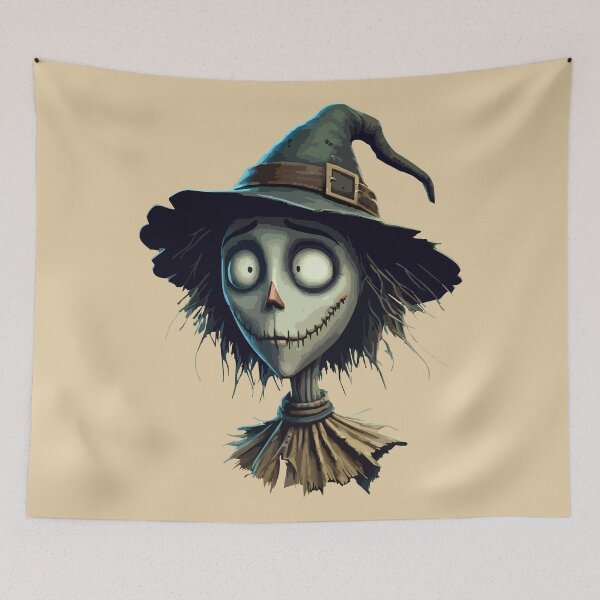 Item preview, Cross-Eyed Witchy Scarecrow designed and sold by Attic-Junk.