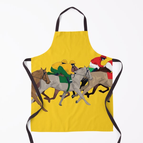 Item preview, Horse race yellow designed and sold by Anne Cakebread.
